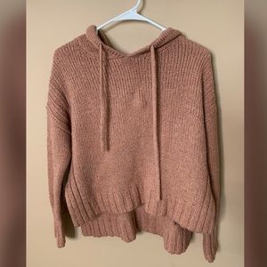 Knit Hooded Sweater